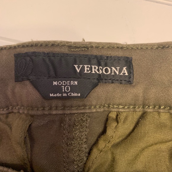 🐣🐣Versona Olive Color Modern Size 10 pants - Picture 4 of 8